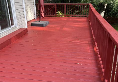 Residential Exterior Deck Painting Greer, SC
