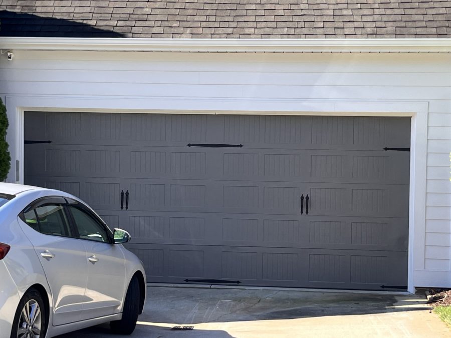 White and Grey Garage Exterior Painting Piedmont, SC Preview Image 3