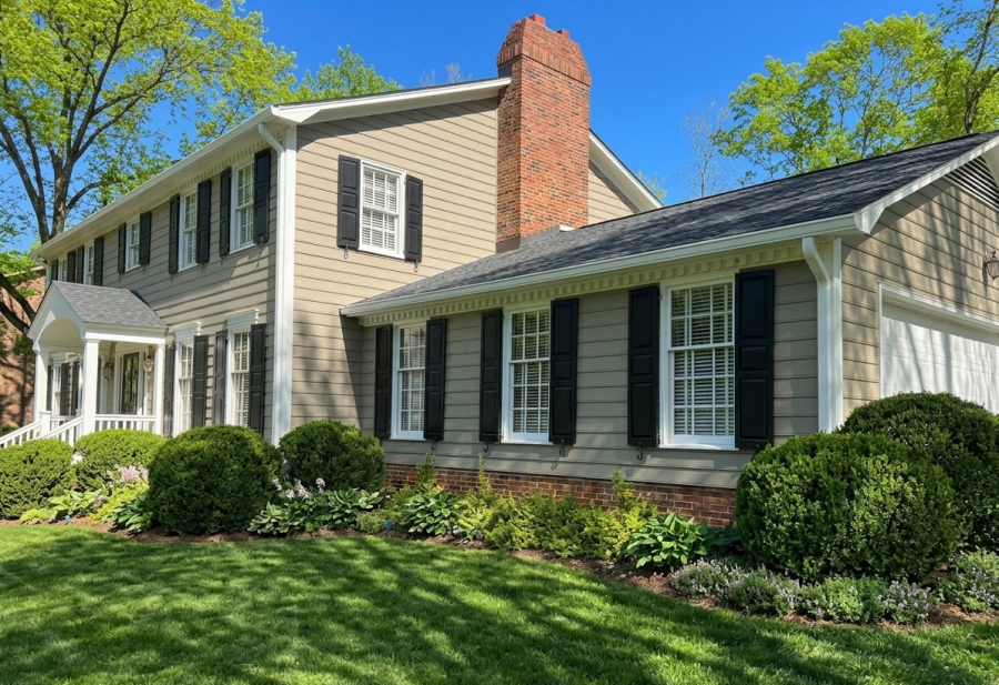 brown home exterior painting Preview Image 1