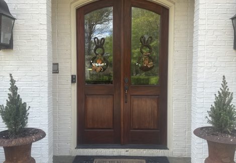 Front Door Staining