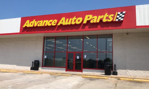 Commercial Painting Project - Advance Auto Parts in Greenville, SC