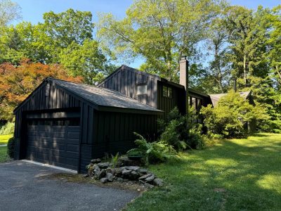 Black Exterior Painted Home Fairfield, CT