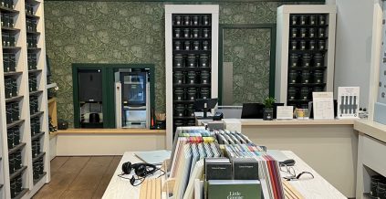 Showroom Painting & Wallpaper Installation ...