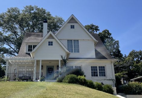 Residential Exterior Brick & Wood Trim Painting