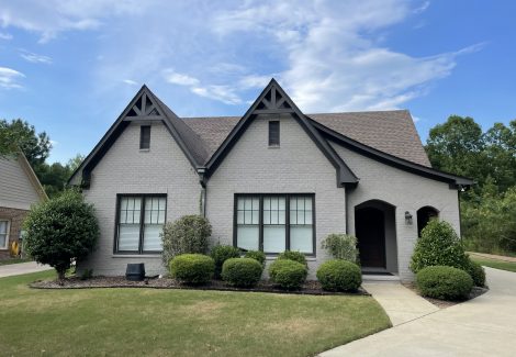 Residential Exterior Window Painting