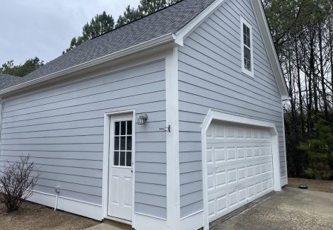 garage exterior painted in trussville alabama