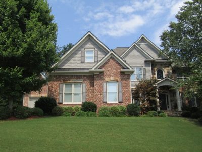 certapro painters of gwinnett - repainted brick house in lawrenceville
