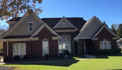 photo of repainted single family home in lawrenceville