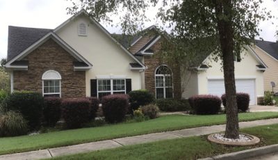 exterior repainting of a home in Loganvillle, GA
