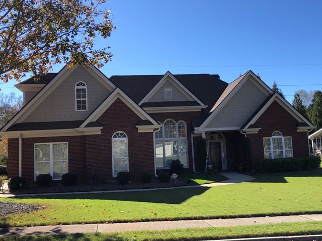 photo of repainted single family home in lawrenceville