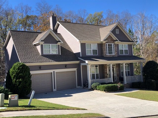 photo of repainted exterior in dacula georgia