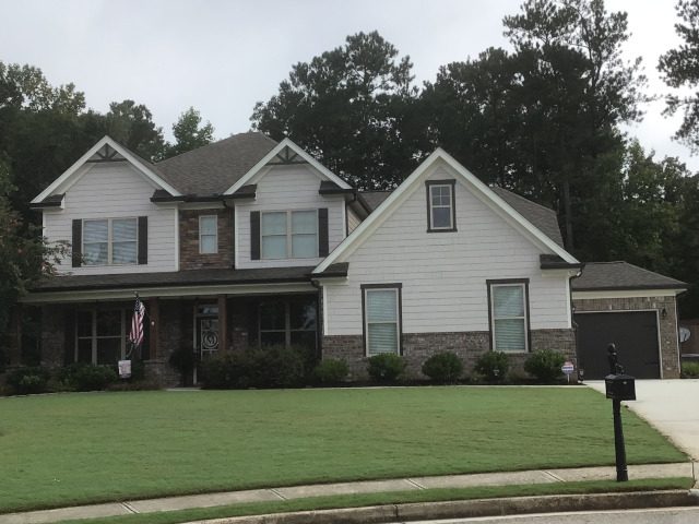 Loganville light paint with dark accents