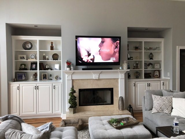 Repainted Built-in Cabinets - After Preview Image 2