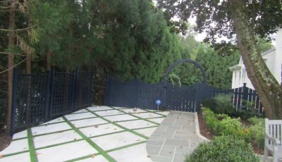 this fence from a historic atlanta home was painted by certapro painters of gwinnett