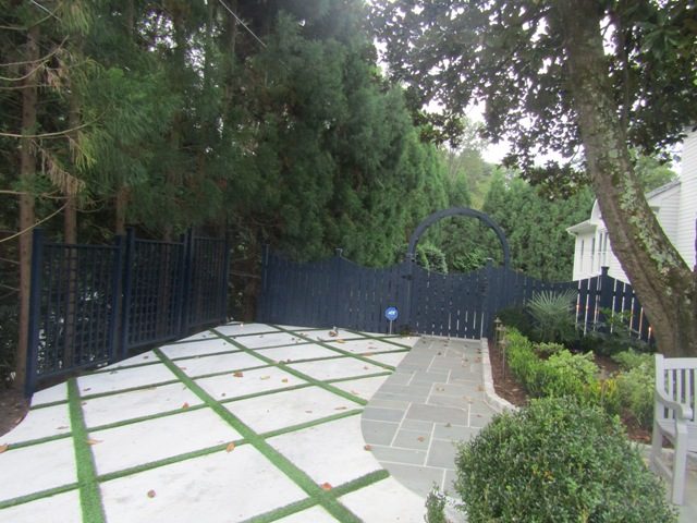 this fence from a historic atlanta home was painted by certapro painters of gwinnett