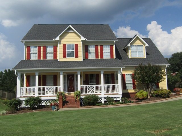 repainted home in dacula georgia