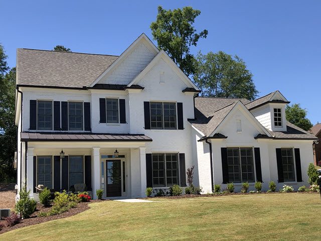 repainted exterior of home in dacula ga