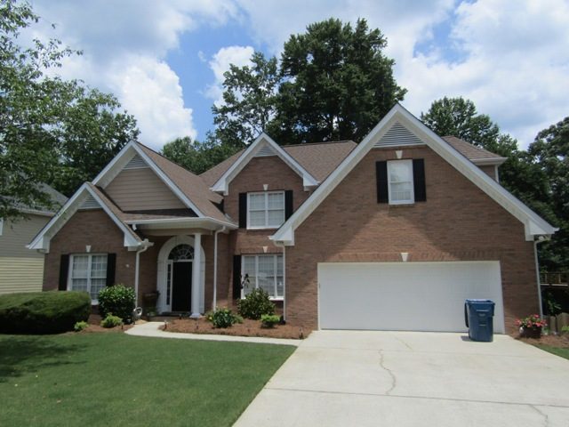 certapro painters of gwinnett - repainted brick home in hoschton ga