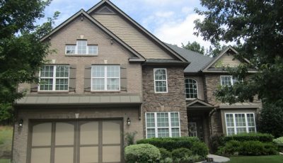 repainted single family home in lawrenceville