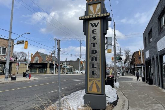 Westdale Village street sign photo