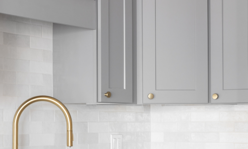 grey kitchen cabinets in Hamilton