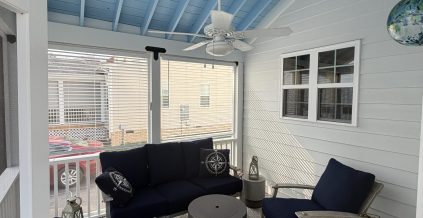 Screened Porch Paint Makeover