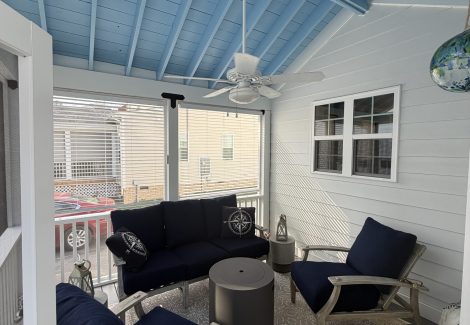 Screened Porch Paint Makeover