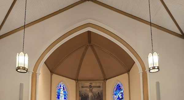 painted church altar ceiling