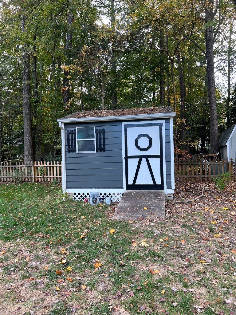 Shed Painting Project