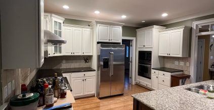 Kitchen Cabinet Refinishing Project