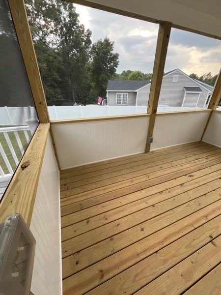 bare wood screened porch Preview Image 1