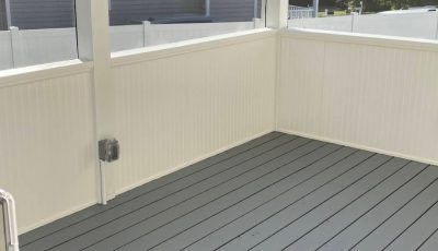 painted screened porch