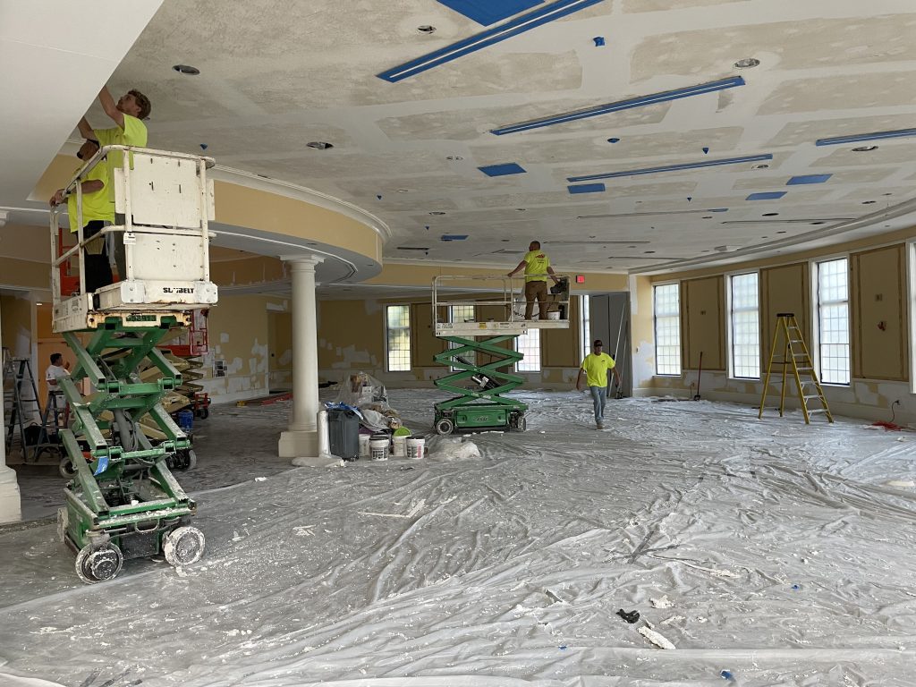 Commercial Interior Painting – West Shore Country Club Before