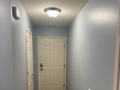 interior walls after painting