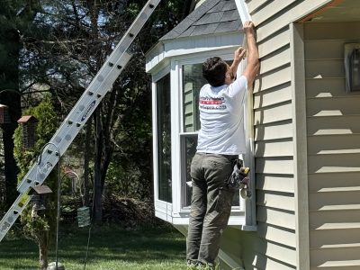 residential exterior after painting in mechanicsburg, pa