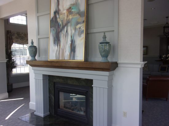 hearth room after paint job