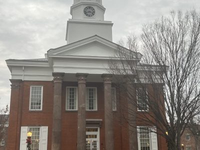 courthouse exterior after painting