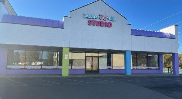 jubilee cake studio exterior after painting