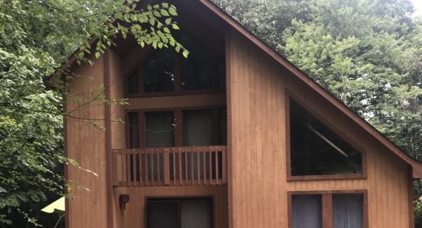 Exterior Cabin Painting Project