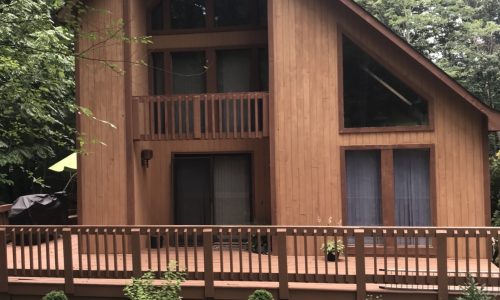 Cabin Exterior Painting