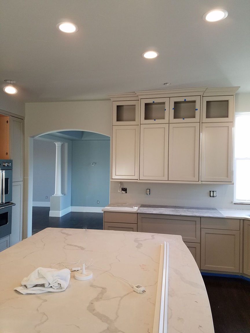 Interior kitchen painting by CertaPro Painters in Highlands Ranch, CO