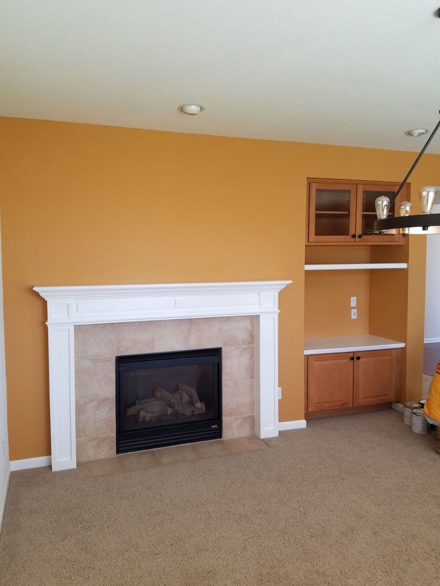 Interior living room painting by CertaPro Painters in Centennial, CO
