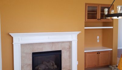 Interior living room painting by CertaPro Painters in Centennial, CO