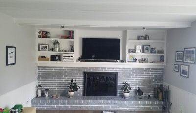 Interior living room painting by CertaPro Painters in Highlands Ranch, CO