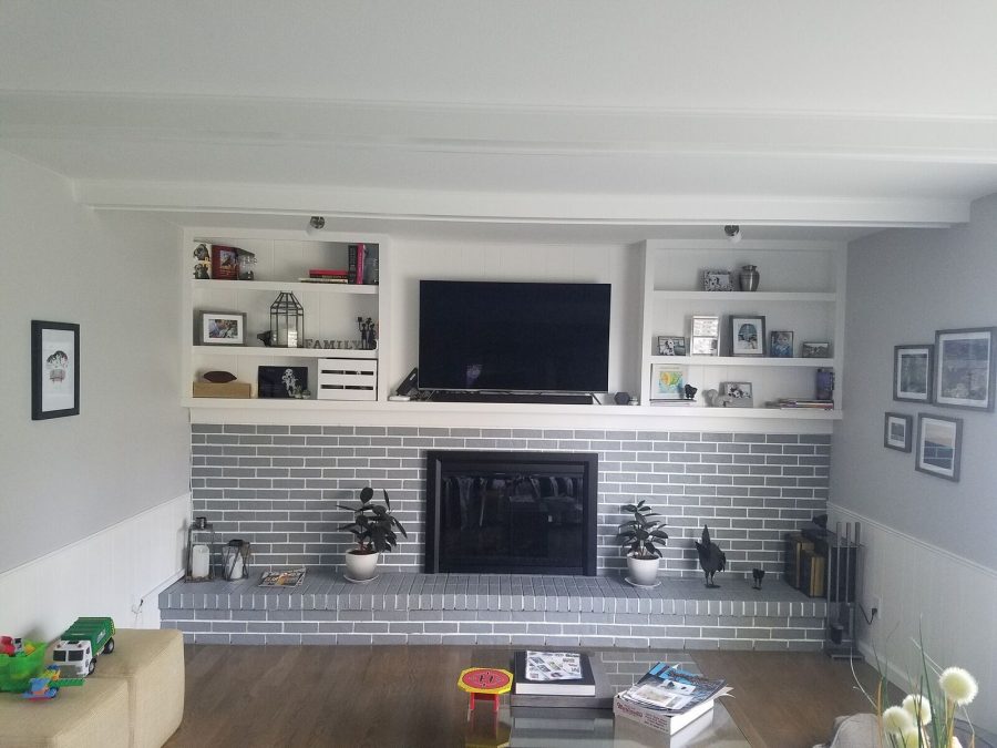 Interior living room painting by CertaPro Painters in Highlands Ranch, CO