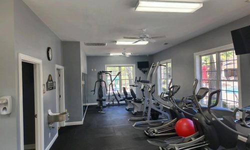 Grey Gym Interior