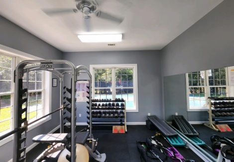 Exercise Room Repainted