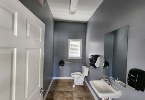 Gym Bathroom Repainted