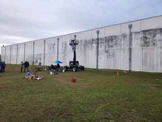 Powerwashing the Building