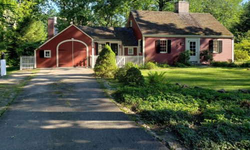 Red Cottage Exterior Painting